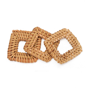 Breloques personnalisées, accessoires, matériau en rotin, fournitures de <span class=keywords><strong>bijoux</strong></span>, accessoires pour la fabrication de <span class=keywords><strong>bijoux</strong></span>, boucles d'oreilles - Product Image 1