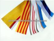 ริบบิ้นผ้าไหมวิสโคส 100% ลายทางสองด้าน ปักลาย EBC เป็นมิตรกับสิ่งแวดล้อม สำหรับงานขายส่ง ใช้สำหรับทำที่คาดผม แต่งขอบผ้า และงานตกแต่งอื่นๆ - Product Image 4