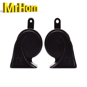 MrHorn Klaxon d'escargot de voiture électrique à 2 voies Haut-parleur à disque ABS 12/24V - Product Image 2