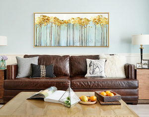 <span class=keywords><strong>Peinture</strong></span> à l'huile de paysage d'<span class=keywords><strong>arbre</strong></span> riche en or faite à la main sur toile pour la décoration de chambre peinte à la main bleu ciel abstrait <span class=keywords><strong>arbre</strong></span> <span class=keywords><strong>peinture</strong></span> murale - Product Image 4