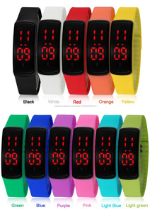 Nuevos <span class=keywords><strong>Relojes</strong></span> de Los Hombres Y Las Mujeres Del Encanto de La Manera Superior de Goma LED Fecha reloj Deportivo Digital de Pulse - Product Image 6