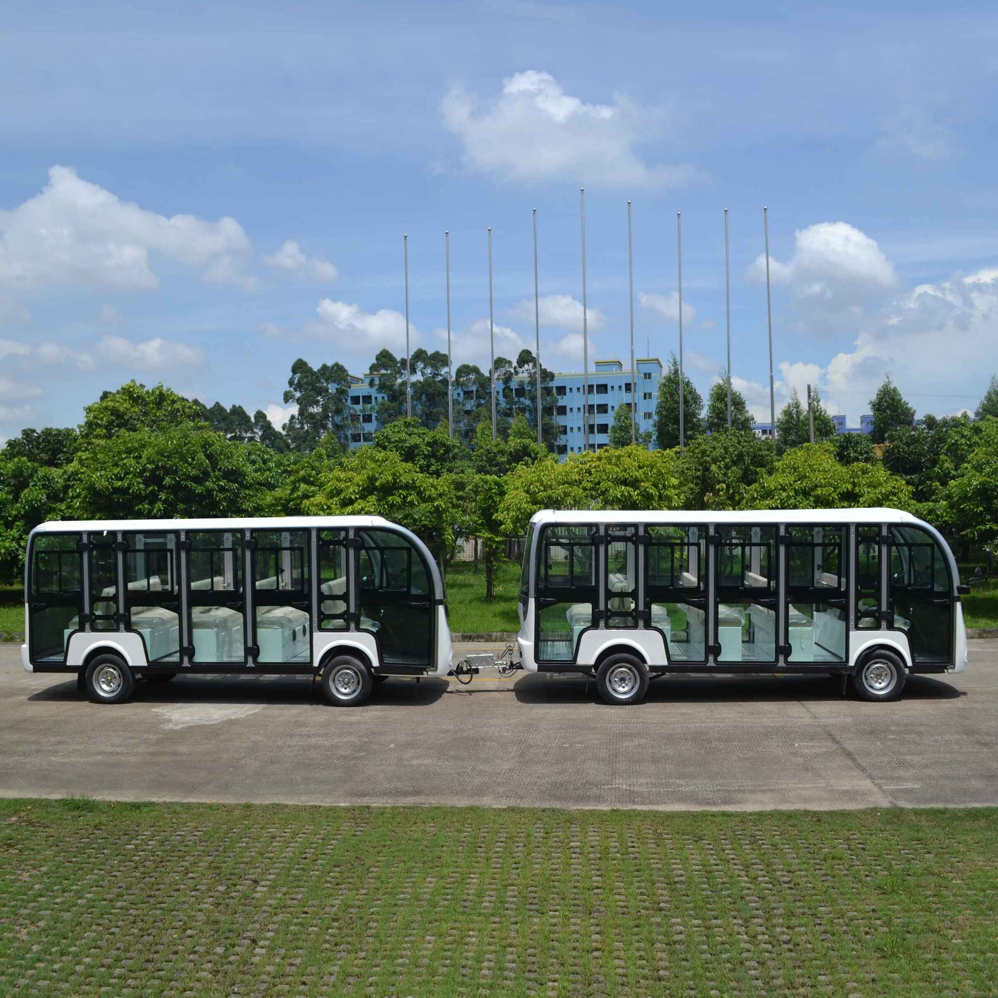 Новые 14 местный Электрический закрытые маршрутный поезд (LT-S14.F + S14.F)