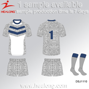 sublimation blank new teamセットラグビージャージーセットhealong - Product Image 4