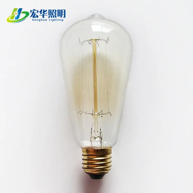 ST64 25W 40W 60W home decor vintage antique Edison style light lamp bulb