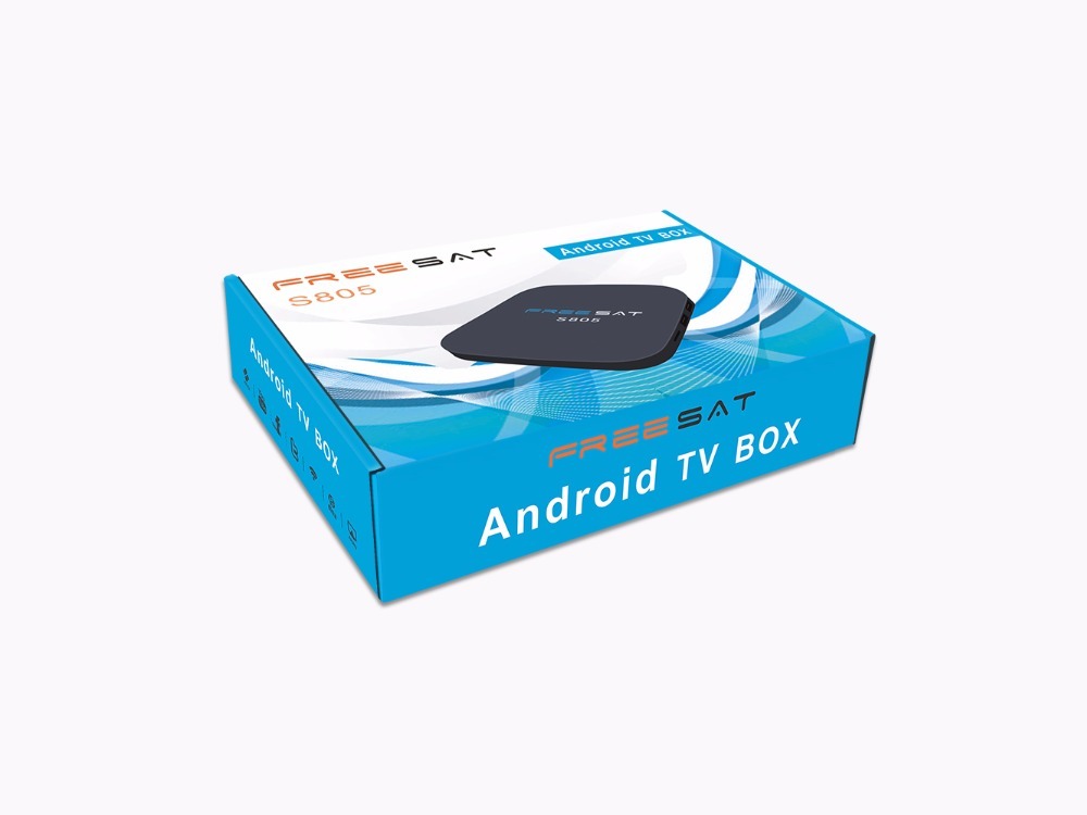 Freesat Amlogic S805 Android 4.4 1G/8G Android OTT Caja de la TV Inteligente Quad Core Kodi XBMC Ethernet Wifi TV Box