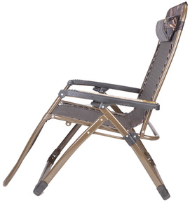 En aluminium Pliage Palmés Chaise <span class=keywords><strong>De</strong></span> Jardin Chaise longue Tube Carré Portable Chaise - Product Image 2