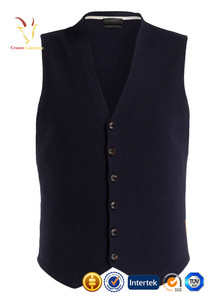 Col <span class=keywords><strong>en</strong></span> V <span class=keywords><strong>En</strong></span> <span class=keywords><strong>Laine</strong></span> Mérinos Cachemire Gilet Hommes - Product Image 6
