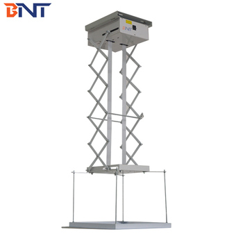 BNT Projector Scissor Lift 3m Retractable Arm Length Motorized Projector Ceiling Mount