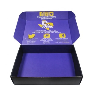 Boîte pliante blanche pour perruques <span class=keywords><strong>beauté</strong></span> cheveux, emballage bon marché, boîte d'emballage d'extension de cheveux - Product Image 3
