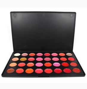 Imprimé votre logo 32 couleurs brillant à lèvres rouge à lèvres cosmétique maquillage crème <span class=keywords><strong>Palette</strong></span> cosmétiques végétalien brillant à lèvres vendeur - Product Image 3
