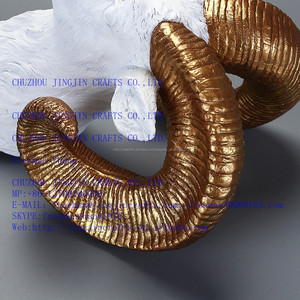 resina rhim <span class=keywords><strong>gacela</strong></span> pared cabeza de <span class=keywords><strong>animal</strong></span> placa, colgante de pared, decoración de la pared - Product Image 2