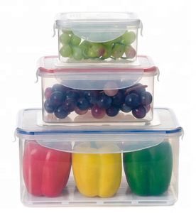 Leakproof Cấp Thực Phẩm Kín Nhựa Thực Phẩm Bao Bì Lưu Trữ Container Hộp Với Nắp Đậy - Product Image 3