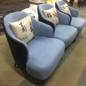 Fabric or leather type leisure/Hotel chair Framed wooden solid public <span class=keywords><strong>cafe</strong></span> area - Product Image 5