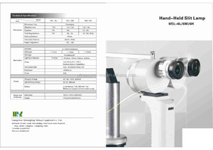 El más <span class=keywords><strong>barato</strong></span> portátil lámpara de hendidura portátil equipos de Oftalmología MSL-6L - Product Image 2