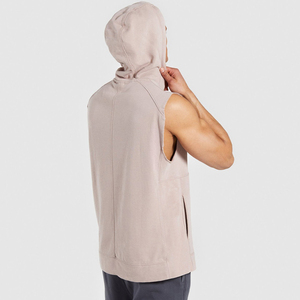 New Cheap Sweaters <strong>Men</strong> <strong>Hoodie</strong> Blank Pink <strong>Sleeveless</strong> <strong>Hoodie</strong> Custom Clothing <strong>Hoodie</strong> - Product Image 2