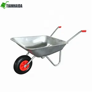 Wb4024A carretilla brouette विभिन्न प्रकार के चयन स्टील फ्रेम ट्रे wheelbarrow