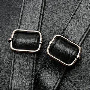 Chine Fabricants personnalisé pas cher Réutilisable Loisirs noir pu sac à dos sac à <span class=keywords><strong>main</strong></span> pour dames - Product Image 5