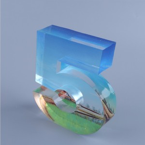 Clear Acryl Stempelen Blok Acryl Stempel Blok Logo Blok - Product Image 3