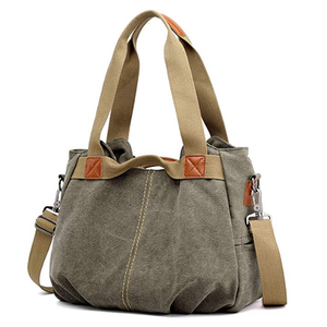 Delle donne delle Signore Casuale <span class=keywords><strong>Vintage</strong></span> Hobo Tela Giornaliero Borsa Top Handle Shoulder Tote Shopper Borsa - Product Image 2