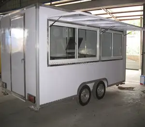 australia standard and OEM service mobile food trailer for kitchen spice cart / food step vans /lunch wagon trailer
