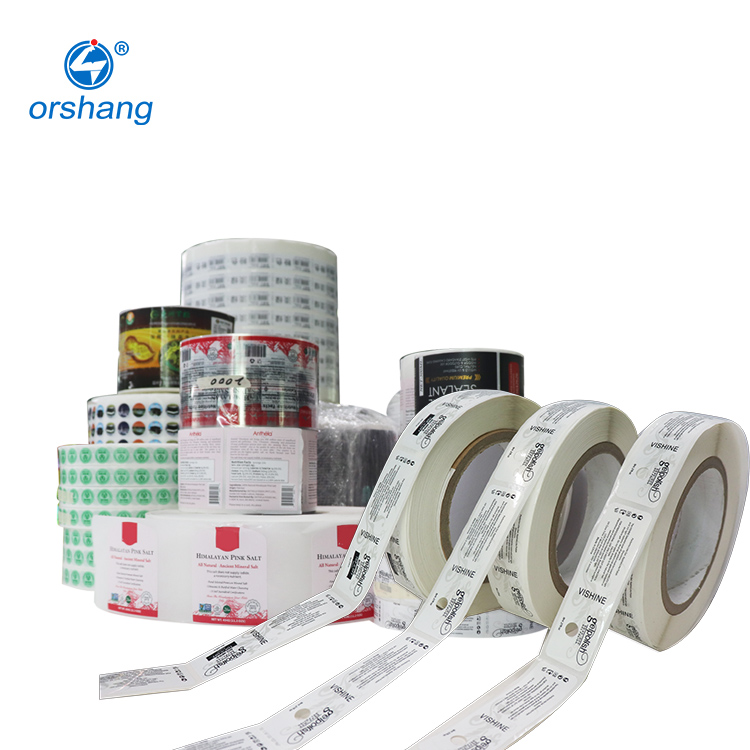 Заводская цена, водостойкая наклейка, самоклеящаяся глянцевая этикетка, пищевая этикетка, наклейка