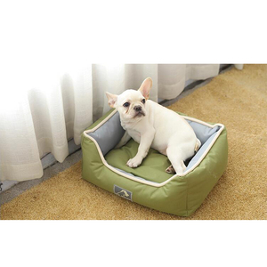 Özel lüks Oxford kalın kumaş şişme yükseltilmiş ortopedik hafızalı köpük su geçirmez köpek yatağı - Product Image 4