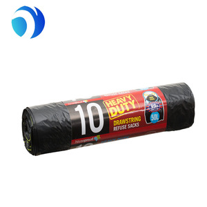 Đen Nhựa Pe Tùy Chỉnh Lớn <span class=keywords><strong>HDPE</strong></span> LDPE Nhựa Nặng Túi Nhựa Túi Rác Cuộn Túi Rác - Product Image 4