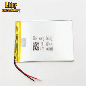 Venta wholesale ultra thin 3573148 batteries 6000 mAh lipo battery 3,7 V rechargeable lithium ion polymer - Product Image 2
