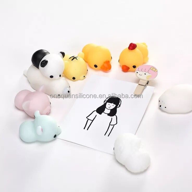 Фабрика Китая рекламные Оптовые стресс realsing пушистые слизь игрушки squishy squeeze partвечерние сувениры ассортимент