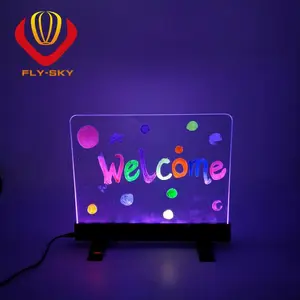 hot sale new LED products Children drawing board table stand desktop led writing board