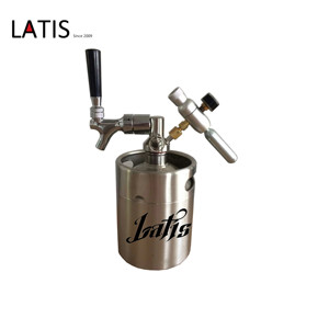 5 litres mini growler bière keg distributeur avec robinet - Product Image 2