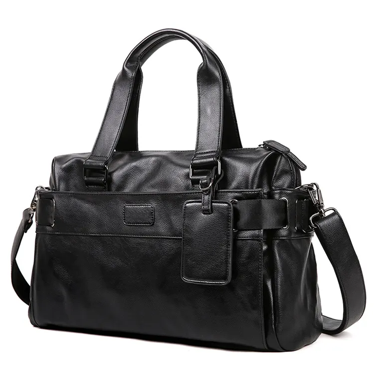 High quality genuine leather casual brand men briefcase bags handbags