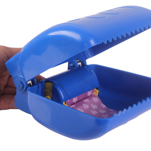 Pelle à crottes pour chiens en plastique écologique avec grande pince et sac poubelle pour ramasser les crottes de chiens - Product Image 2