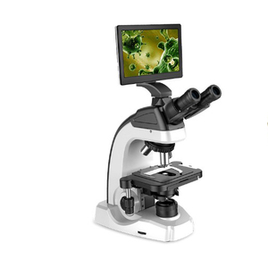 Écran 9 pouces, vidéo 1080p, objectif relais haute définition, tube de serrage pour oculaire et connexion à monture C, appareil photo numérique pour microscope LCD - Product Image 3