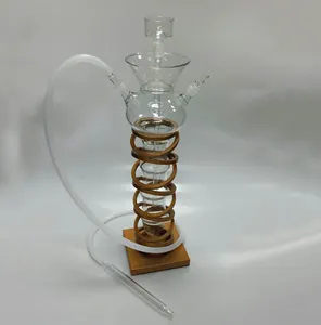 Clear liquor bottle glass hookah manufacturer