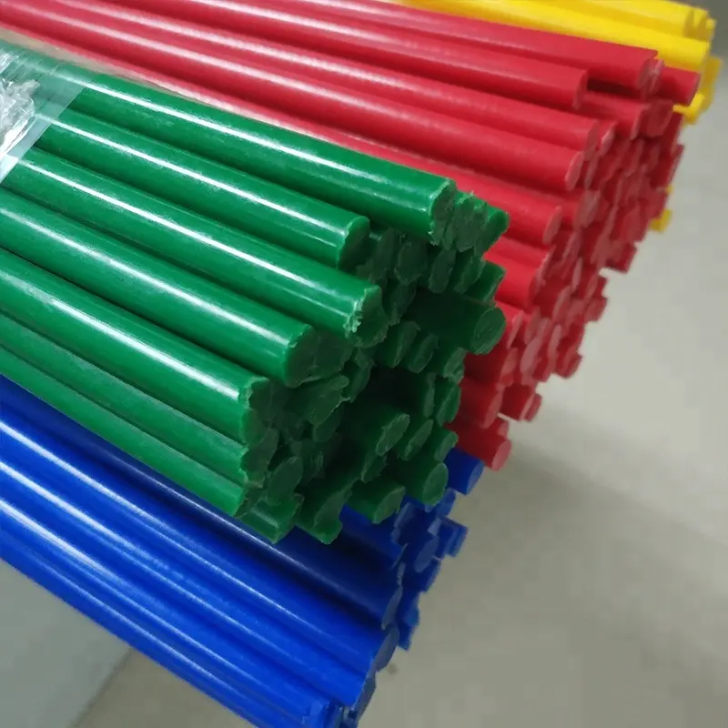 Engineering Plastics Groen/Geel/Rood/Blauw/Kleur POM/Delrin/Polyacetaal/Acetaal Staaf 6 -100mm