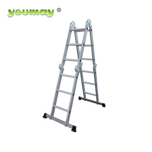 De aluminio del hogar portátil escalera plegable comparación - Product Image 6