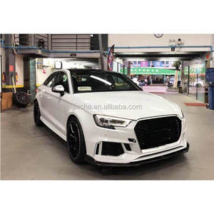 Aileron de pare-chocs avant en fibre de carbone pour <span class=keywords><strong>Audi</strong></span> <span class=keywords><strong>A3</strong></span> <span class=keywords><strong>RS3</strong></span> pas <span class=keywords><strong>A3</strong></span> Standard S3 2017 <span class=keywords><strong>2018</strong></span> décoration de pare-chocs de moulage de style de voiture - Product Image 5