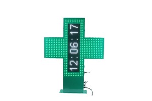Papan silang <span class=keywords><strong>LED</strong></span>, <span class=keywords><strong>PH16</strong></span> 80*80 warna penuh papan silang <span class=keywords><strong>LED</strong></span> apotek tanda silang layar Display <span class=keywords><strong>LED</strong></span> Farmacia - Product Image 3