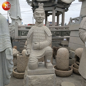 Formato personalizzato Qin Terracotta Terracotta statua di granito naturale scultura in pietra scultura figura umana Statue prodotto