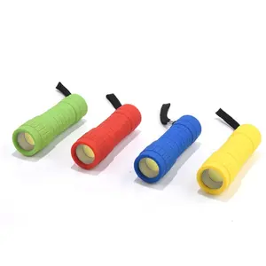 New günstige förderung mini hand COB 100 lumen gummierte ABS kunststoff AAA batterie betrieben led taschenlampe für outdoor