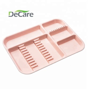 plastic disposable Separating dental instrument Tray, Divided Setup dental kit