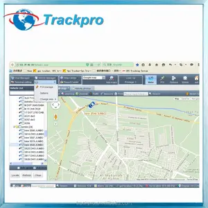 Coche vehichle seguimiento gps sistema de demostración plataforma FMS software vivo para Tracker/Localizador
