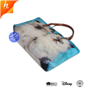 Интернет-магазин, Женские уникальные сумки и кошельки из Канады, складная пляжная сумка с принтом кошки - Product Image 4