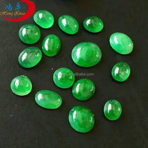 Grosir Kualitas Baik Bentuk Oval 12*10 Alami Nephrite Giok Nephrite Mata Kucing