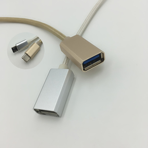 Nuevo Producto <span class=keywords><strong>USB</strong></span> 3.0 <span class=keywords><strong>OTG</strong></span> <span class=keywords><strong>tipo</strong></span> C <span class=keywords><strong>OTG</strong></span> cable trenzado <span class=keywords><strong>tipo</strong></span> C cable - Product Image 2
