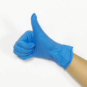 Guanti in nitrile monouso per esami di tutte le dimensioni nero blu rosa per uso dentale - Product Image 3