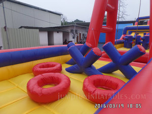 Venta superior Mejor calidad Boot Camp Inflar carrera <span class=keywords><strong>de</strong></span> obstáculos 90 pies Inflable Adultos Parque deportivo Venta China - Product Image 3