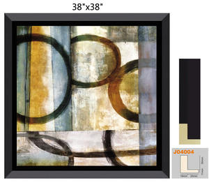 Su misura incorniciato Hotel arte della parete per progetti di ospitalità qualsiasi dimensione moderna pittura astratta per soggiorno - Product Image 3