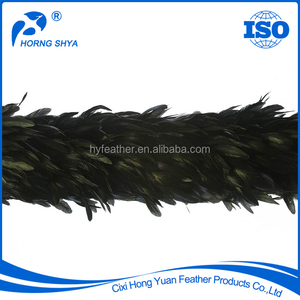 China NO. 1 Pluma de Primera Fábrica de Alta Calidad 8-10 Pulgadas Medio Bronce Schlappen Irid Boa Boas de Plumas Al Por Mayor - Product Image 3